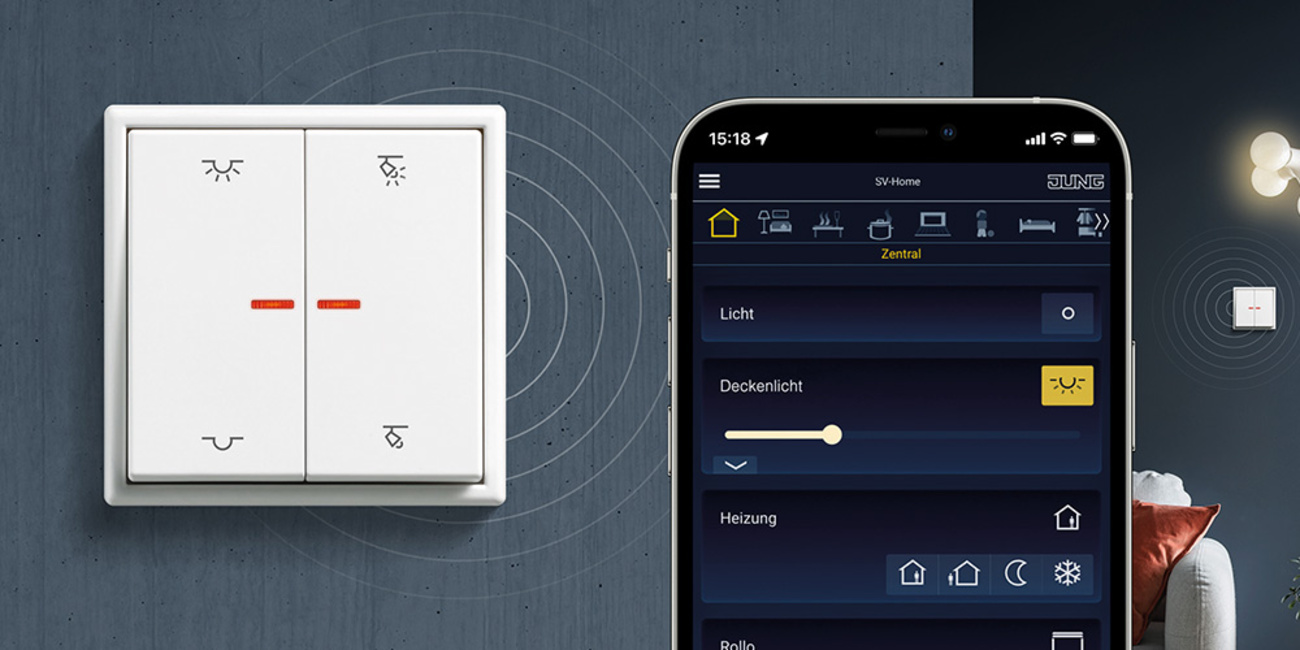 KNX RF Taster bei Elektro Reinhard GmbH in Mannheim